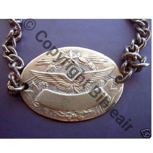 PLAQUE IDENTITE MECANICIEN ELECTRICIEN 1934 Sc.militairetetedemule