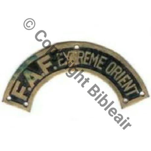 TITRE EPAULE  FAF EXTREME ORIENT Metal SM Trous a coudre Src.dixmude 650EurInv 