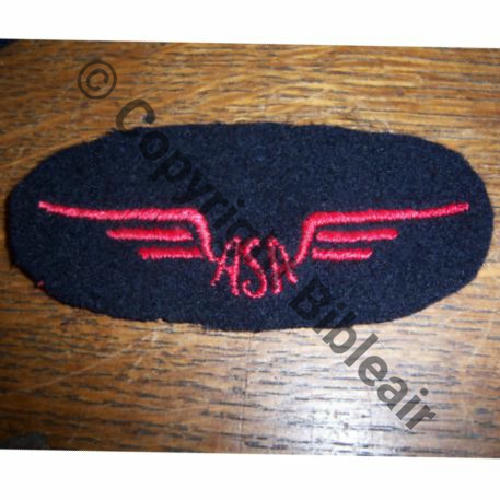 AILE POITRINE ACTION SOCIALE AIR  ROUGE 80mm Sc.khovan38 7EurInv 