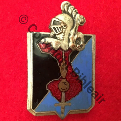 LEGION  3eLEGION GARDE REPUBLICAINE INDO A.AUGIS ST.BARTH LYON 3Lign  3Anneaux Dos grenu Embouti Src.sahariens50 42EurInv 