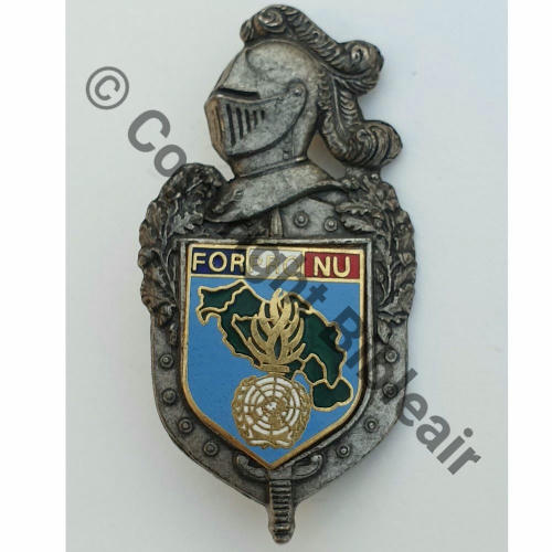 PREVOTE H696 GENDARMERIE  YOUGO FORPRONU  BALLARD COMBS LA VILLE  R.LOUIS DEL Quadrille fin irreg 2Anneaux Src.mdt.collections  19EurInv