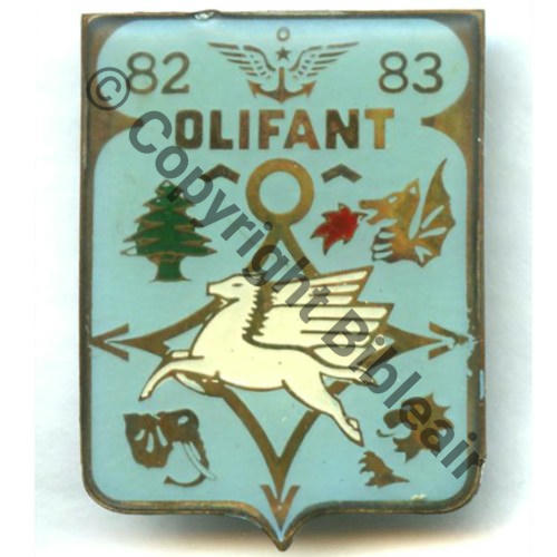 31F  OLIFANT 82.83 LIBAN Fab LOC Dos irreg blanc Eping nourrice collee Sc.STELLA 63Eur10.09