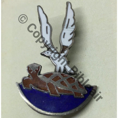 ESCADRILLE AC1  SM Eping bascule Dos lisse marque en relief PORTE AVIONS BEARN ESCADRILLE 751 Src.rapeli166 162Eur09.19 