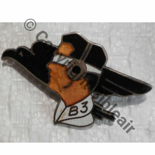 ESCADRILLE B3 BA MARRAKECH A.AUGIS LYON 1Ligne Bol allonge Dos lisse irreg 152Eur(x2)  