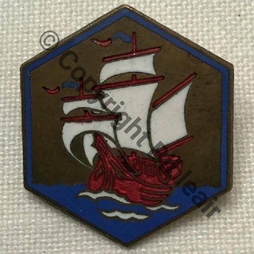 ESCADRILLE EXPLORATION 4E1.E7 1930.40  SM Eping bascule Dos lisse irreg grave ESCADRILLE EXPLORATION  Src.kirschfou 128Eur11.19
