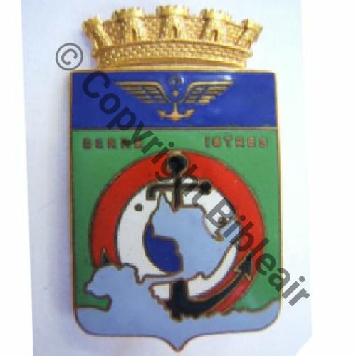 BAN BERRE ISTRES  AB.P Pastille AB Rennes Dos lisse Embouti leger Sc.leberetvert 144EurInv