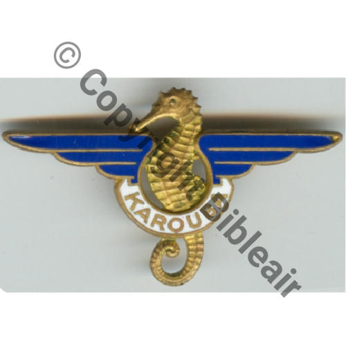 BAN KAROUBA  DrPNBer Dep No209 Demi Bol fenetre Dos lisse irreg Src.arsenree 118Eur(x2) 