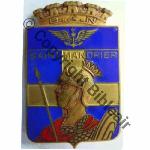 BAN SAINT MANDRIER  COURTOIS SM Bol octog pastille COURTOIS PARIS Dos guilloche Src.leberetvert 30EurInv 