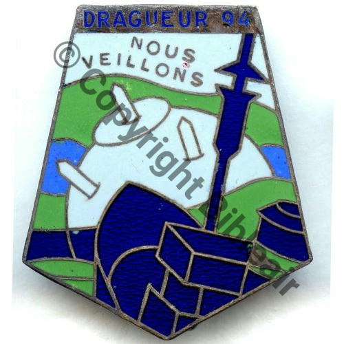 94 DRAGUEUR AUXILIAIRE CHASSE MAREE 94  AUBERT SM Pastille AUBERT PARIS Dos lisse Src.STELLA 141Eur 