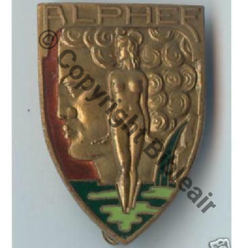 ALPHEE  TRANSPORT PERS ALPHEE 1948.57  A.AUGIS ST BARTH LYON 3Lignes Bol allonge Dos granuleux Sc.cinette47 9Eur10.07