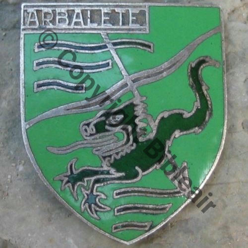 ARBALETE  LSSL.1  ARBALETE A.AUGIS ST.BARTH LYON 3Lign poincon AALyon Bol fenetre allonge Dos grenu Src.b1collection 115EurInv 