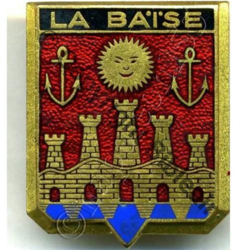 BAISE  PETROLIER LA BAISE  AUGIS LYON 1Ligne Bol fenetre allonge Dos lisse Embouti Sc.STELLA 14Eur11.07