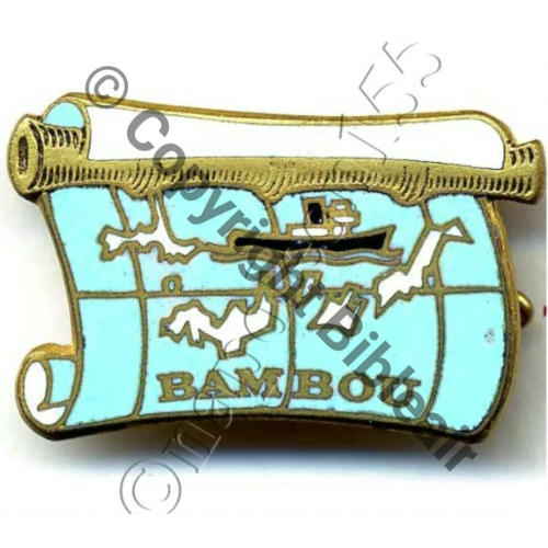 BAMBOU  REMORQUEUR BAMBOU 1949  DrPOM Bol Guilloche vrac