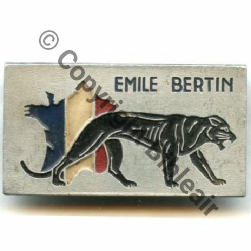 BERTIN  CROISEUR EMILE BERTIN 1934.61 Alu peint de 42a 51 A.AUGIS LYON ST BARTH 2Li 2Griffes Dos lisse irreg Sc.STELLA 