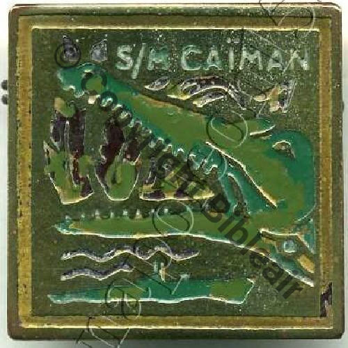 CAIMAN  SOUS MARIN  1eCLASSE  Fab Loc Peint Eping soudee Dos lisse irreg Sc.STELLA 176Eur05.08