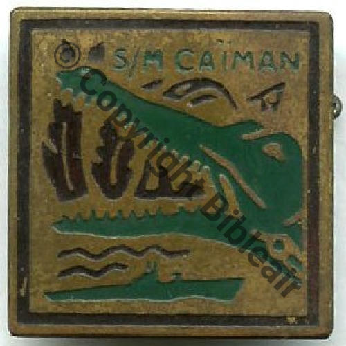 CAIMAN  SOUS MARIN  1eCLASSE  Fab Loc Peint Eping soudee Dos lisse irreg Sc.STELLA 98EurInv 