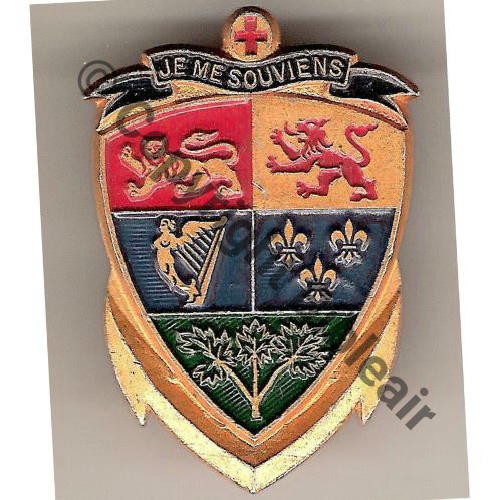 CANADA  NAVIRE HOPITAL CANADA 1914.45  A.AUGIS ST.BARTH Dos lisse martele  ALU PEINT Src.mian04nou PV100Eur