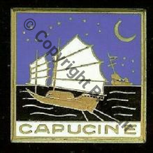 CAPUCINE  DRAGUEUR CAPUCINE ex D.322 INDO  AUGIS SM Bol allonge grave AUGIS LYON Dos lisse irreg Src.dixmude8 PV45Eur 