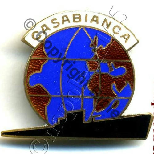 CASABIANCA SOUS MARIN 1eCLASSE WW2-  A.AUGIS ST BARTH LYON Bol allonge Dos lisse irreg Sc.STELLA 566Eur05.08