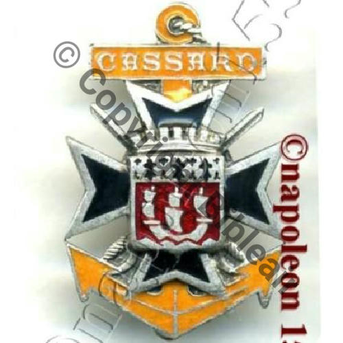 CASSARD CONTRE TORPILLEUR CASSARD 1932.41 AB.P PAST RENNES poinconnee Dos lisse Sc.STELLA 35Eur12.08