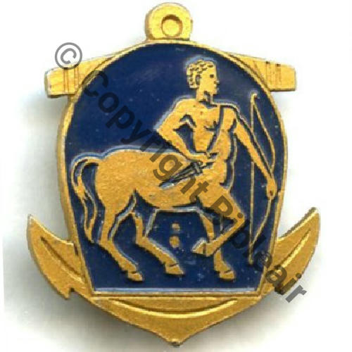 CENTAURE  SOUS MARIN 1eClasse CENTAURE  A.AUGIS LYON ST.BARTH 2Li 2Griffes Granuleux  Alu peint Sc.STELLA 144EurInv 