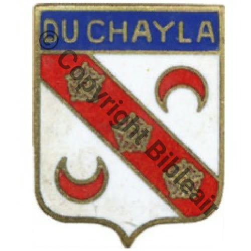 CHAYLA  ESCORTEUR ESCADRE DU CHAYLA  AUGIS LYON 1Li moderne Bol fenetre Dos lisse irreg Src.phiphi2cv 13Eur07.13 