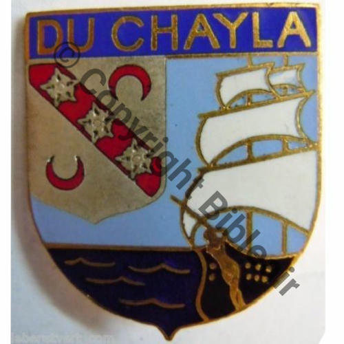 CHAYLA  ESCORTEUR ESCADRE DU CHAYLA  DrP+Past Guilloche 35x31mm Sc.leberetvert 30Eur02.12 
