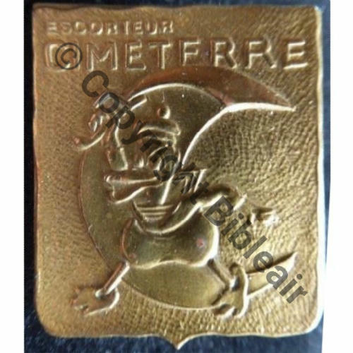 CIMETERRE  ESCORTEUR CIMETERRE 1944.59  DRAGO Bol Dos lisse Src.centgardes 150EurInv 