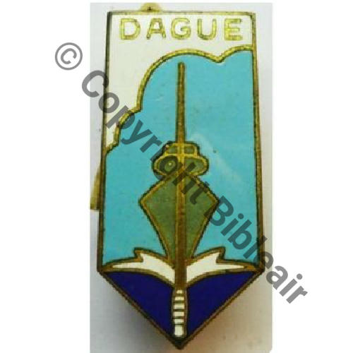 DAGUE  PATROUILLEUR DAGUE 1944.59  SM Bol fenetre allonge Dos lisse irreg  Sc.propeller520 