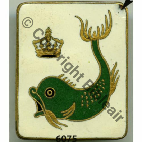 DAUPHIN  SOUS MARIN 1eClasse DAUPHIN 11.PI.44   AB.P Dep CUL COURONNE NOIR  Src.grandspins13 PV60Eur