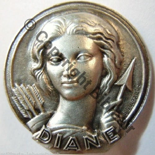 DIANE SOUS MARIN DIANE  AB.P GUIRAUD au recto Past AB.RENNES Dos quadrille fin vrac Sc.leberetvert PV50Eur03.12 