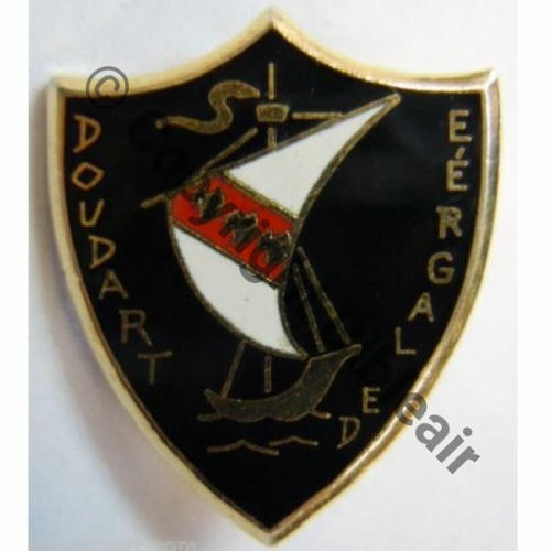 DOUDART AVISO ESCORTEUR DOUDART DE LAGREE 1963.xx  AB.P Bol poinconne Dos Quadrille fin etame  Sc.leberetvert PV20Eur 