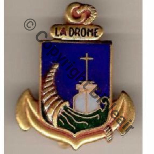 DROME  PETROLIER LA DROME A.AUGIS ST.BARTH Bol allonge Dos grenu plat Src.miannou04 PV35Eur 