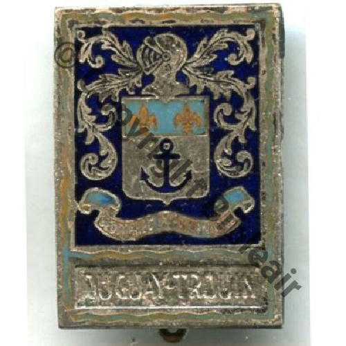 DUGAY  CROISEUR DUGAY TROUIN 1926.52 22x32mm DrPNBER 2Li Bol Dos lisse Sc.STELLA 12EurInv