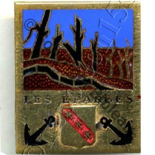 EPARGES  AVISO 1eCLASSE LES EPARGES  A.AUGIS ST.BARTH LYON 3Lignes Bol allonge Dos irreg Sc.STELLA 54Eur04.08