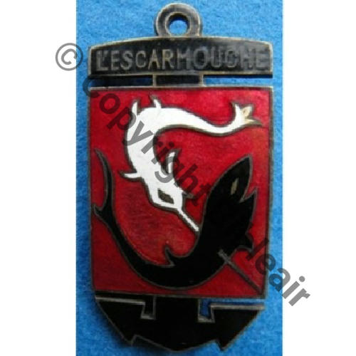 ESCARMOUCHE FREGATE L.ESCARMOUCHE 1944.60  SM Bol Dos lisse irreg Email Sc.pmustang 100EurInv 