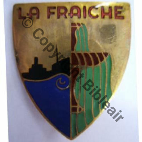 FRAICHE  PETROLIER LA FRAICHE  A.AUGIS ST.BARTH LYON  3Lignes Bol fenetre allonge Dos lisse irreg Sc.leberetvert 65EurInv