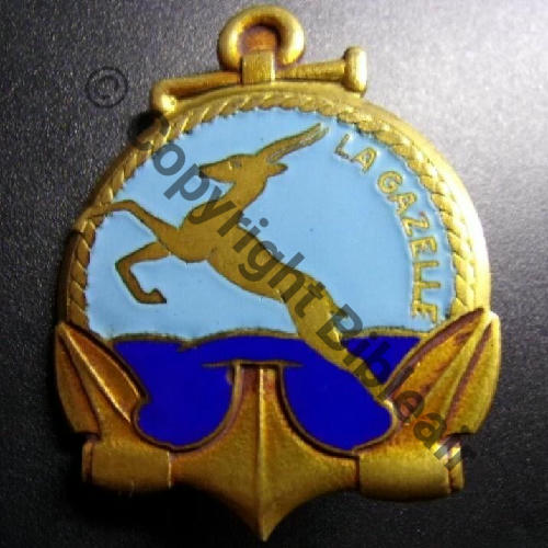 GAZELLE  DRAGUEUR LA GAZELLE 1939.61  COURTOIS Republ Bol octogon Dos lisse Src.patarcadius PV15Eur 