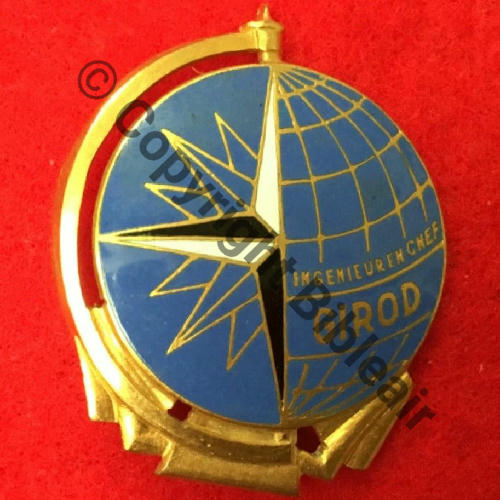GIROD  HYDROGRAPHE Ingenieur en chef GIROD  AB.P Bol poinconne Dos lisse irreg Embouti Src.sahariens50 20EurInv 