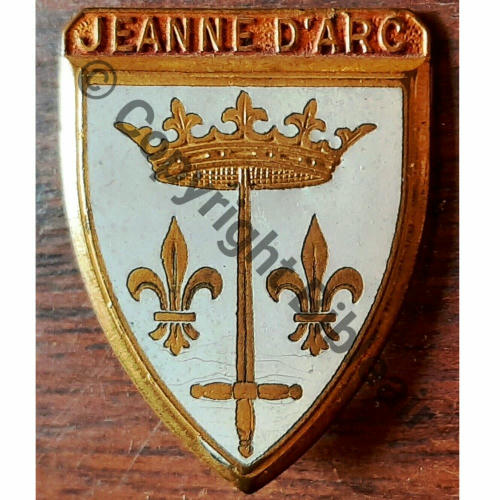 JEANNE PORTE HELICOPTERES JEANNE D.ARC  COURTOIS Bol octog Guilloche vrac CROISEUR.ECOLE en relief au dos Src.leberetvert 17EurInv 
