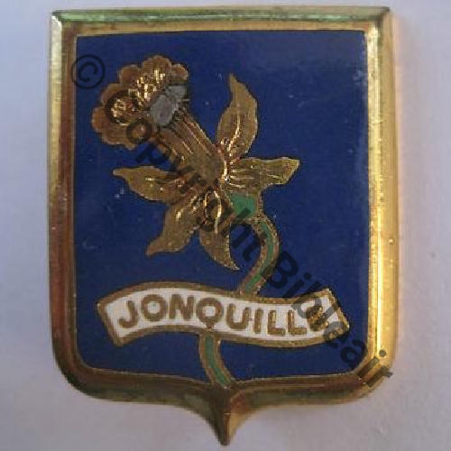 JONQUILLE  DRAGUEUR ex 336 JONQUILLE  A.AUGIS ST.BARTH LYON 3Li Bol fenetre allonge Granuleux Src.zephyr122012 30EurInv 
