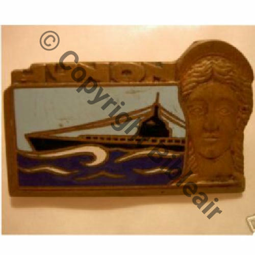 JUNON  SOUS MARIN JUNON  COURTOIS +Adresse Arc cercle Bol octogon Dos lisse  Sc.militairetetedemule 132Eur10.07