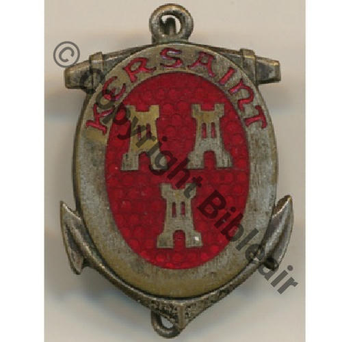KERSAINT CONTRE TORPILLEUR KERSAINT   AB SM Bol poinconne Dos lisse  Sc.petie 30Eur12.08 