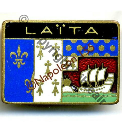LAITA  MATERIEL DE DEBARQUEMENT LAITA INDO 1947.62 A.AUGIS ST.BARTH 3Lignes Bol fenetre allonge Dos lisse irreg Sc.STELLA MAP18Eur