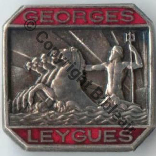 LEYGUES  CROISEUR GEORGES LEYGUES 1936.59  AB.P Dep Bol poinconne Dos lisse irreg embouti Sc.cinette47 9Eur10.08