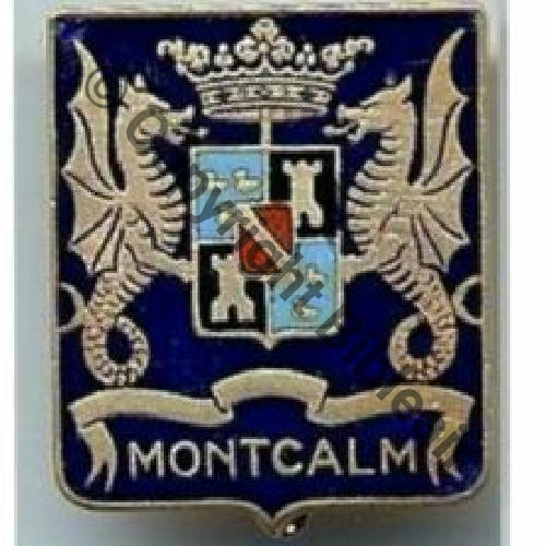 MONTCALM  CROISEUR MONTCALM 1937.61 AB.P Dep Bol poinconne Dos lisse Sc.debertex 