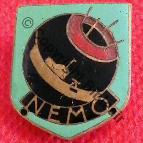 NEMO  SOUS MARIN MOUILLEUR MINES NEMO Avant WW2 AB.P Dep Poincon  Past Rennes poinconnee Dos lisse irreg Src.retroandco 300EurInv 
