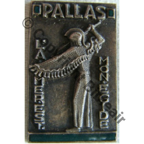 PALLAS  SOUS MARIN COTIER 2eCLASSE PALLAS BLEU  AB.P Dep Bol poinconne Dos lisse irreg Src.quivivefrance PV100Eur 