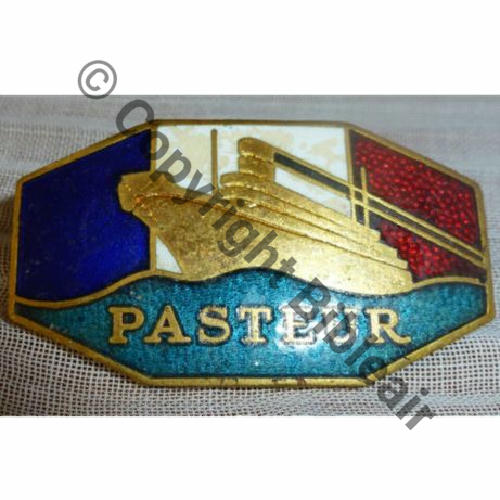 PASTEUR  TRANSPORT PASTEUR Requisitionne 1939.57  A.AUGIS ST.BARTH LYON 3Li Bol fenetre allonge Grenu 40x24mm Src.objetdautrefois 20Eur03.12 