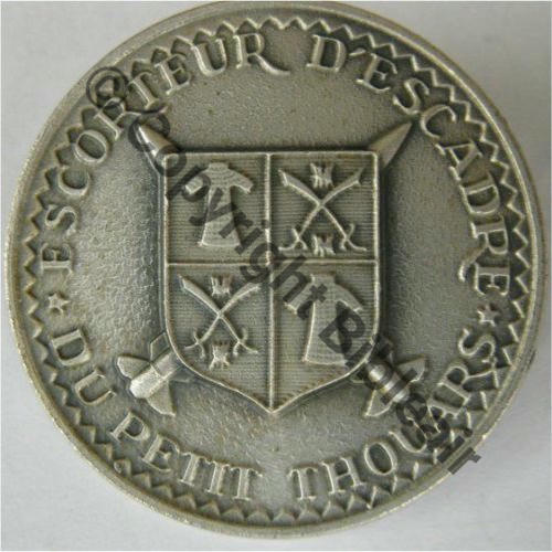 PETIT  ESCORTEUR ESCADRE DU PETIT THOUARD  FIA LYON Bol fenetre allonge Dos lisse leger grenu Src.rouge29250 10EurInv 